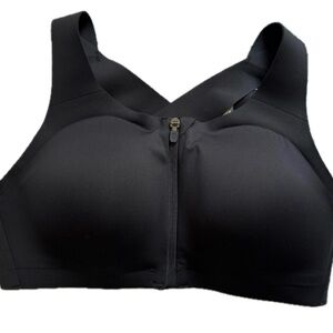 Lululemon Enlite Zip Front Sports Bra Ultralu Size 32D Black - great condition!